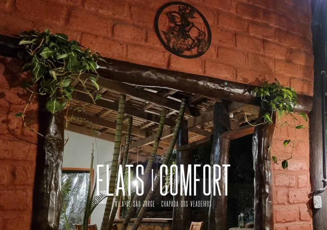 Hotel Novidade Flats Comfort Na Vila De Sao Jorge - Chapada Dos Veadeiros Exteriér fotografie