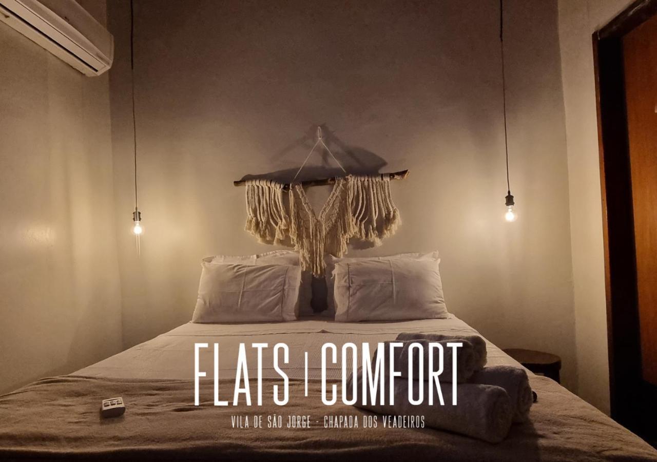 Hotel Novidade Flats Comfort Na Vila De Sao Jorge - Chapada Dos Veadeiros Exteriér fotografie