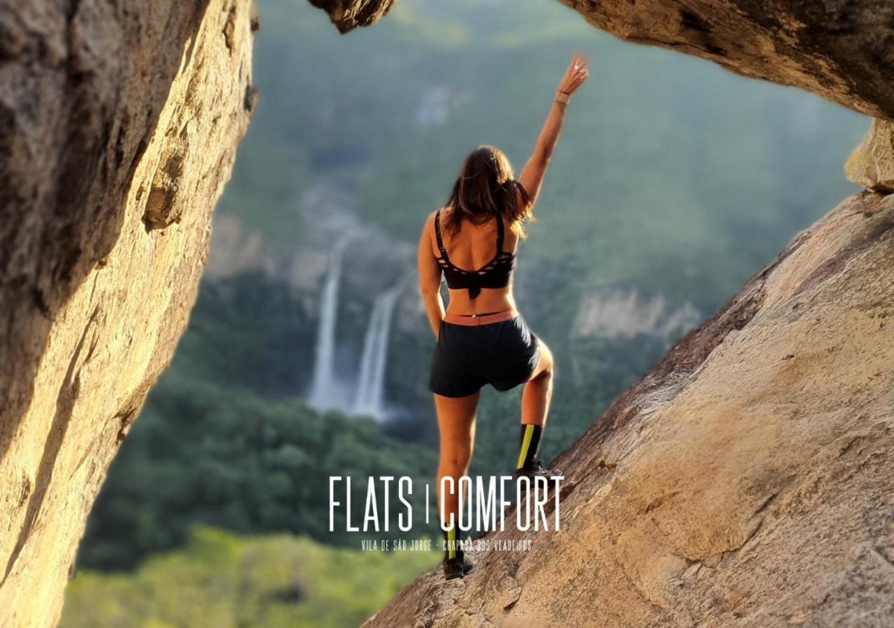 Hotel Novidade Flats Comfort Na Vila De Sao Jorge - Chapada Dos Veadeiros Exteriér fotografie