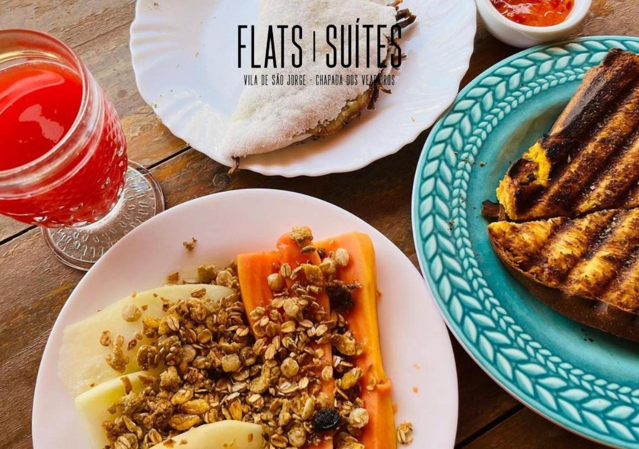 Hotel Novidade Flats Comfort Na Vila De Sao Jorge - Chapada Dos Veadeiros Exteriér fotografie