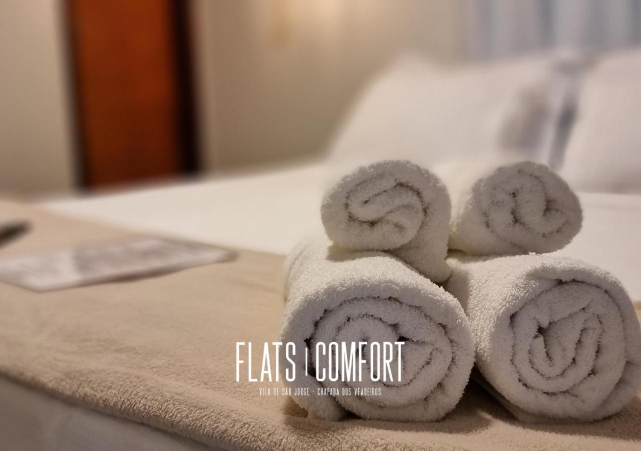 Hotel Novidade Flats Comfort Na Vila De Sao Jorge - Chapada Dos Veadeiros Exteriér fotografie