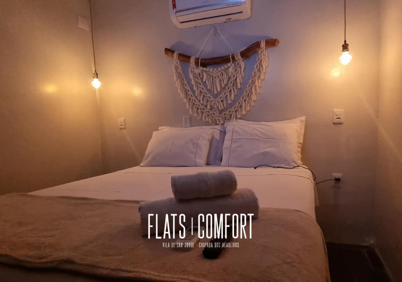 Hotel Novidade Flats Comfort Na Vila De Sao Jorge - Chapada Dos Veadeiros Exteriér fotografie
