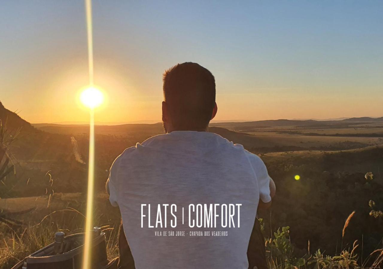 Hotel Novidade Flats Comfort Na Vila De Sao Jorge - Chapada Dos Veadeiros Exteriér fotografie