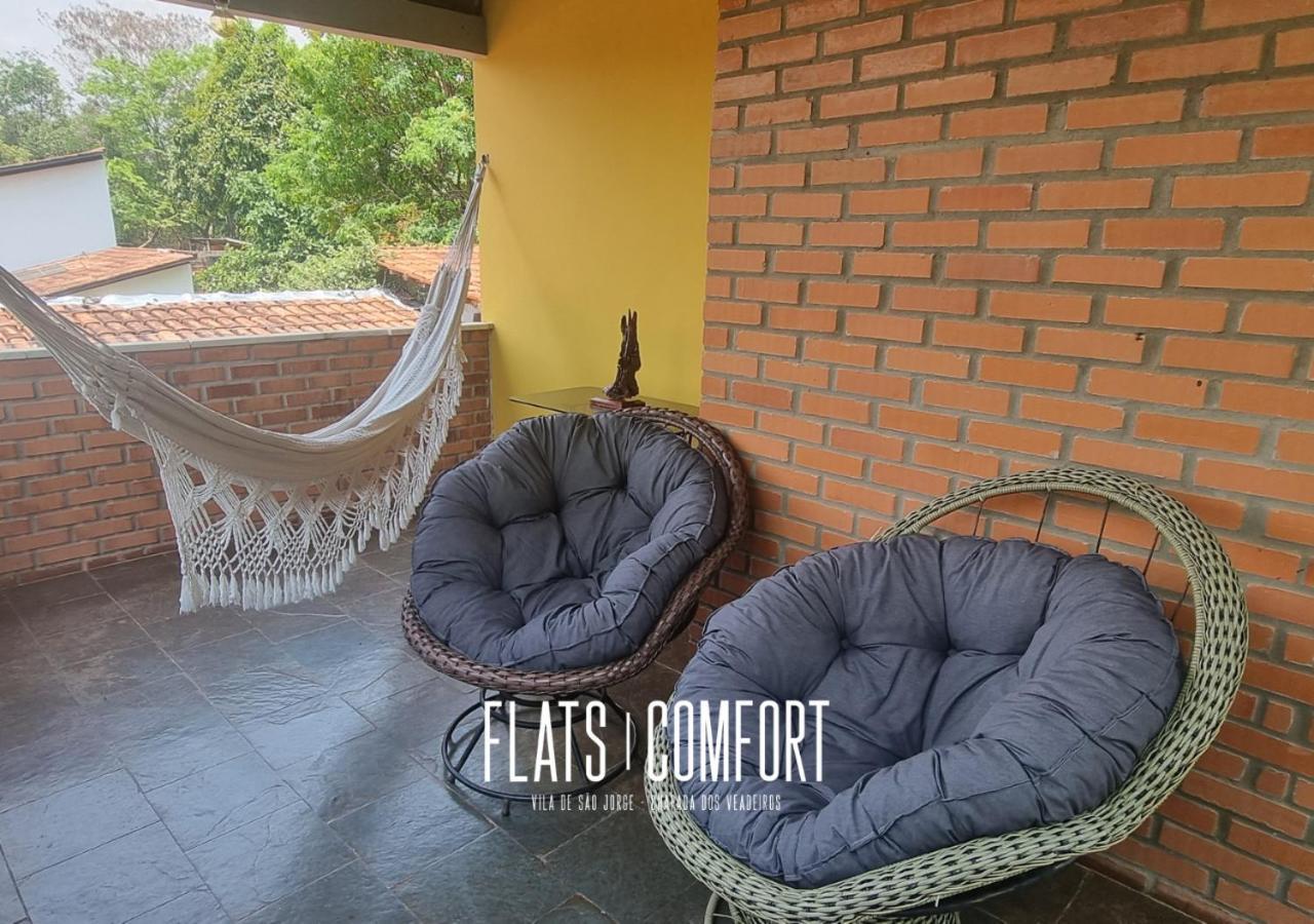 Hotel Novidade Flats Comfort Na Vila De Sao Jorge - Chapada Dos Veadeiros Exteriér fotografie
