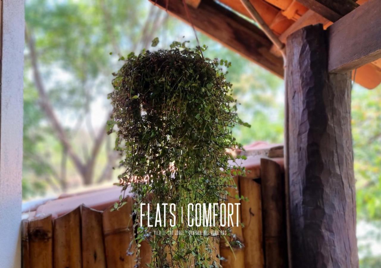 Hotel Novidade Flats Comfort Na Vila De Sao Jorge - Chapada Dos Veadeiros Exteriér fotografie