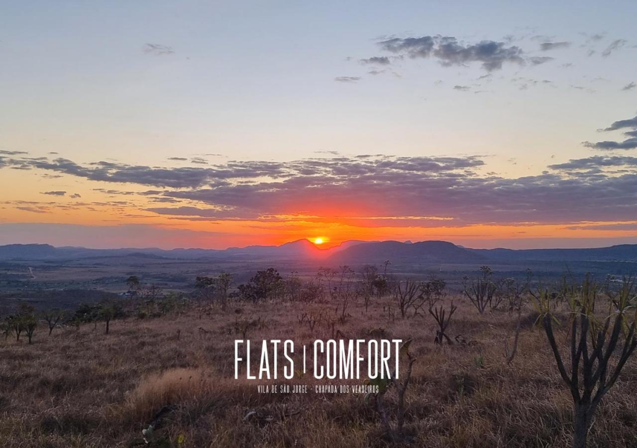 Hotel Novidade Flats Comfort Na Vila De Sao Jorge - Chapada Dos Veadeiros Exteriér fotografie