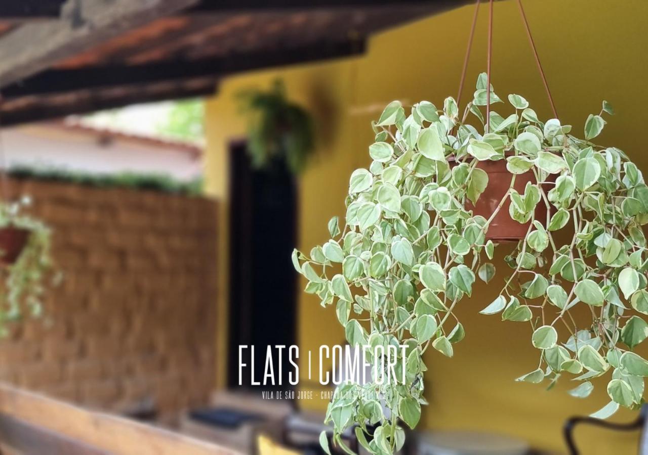 Hotel Novidade Flats Comfort Na Vila De Sao Jorge - Chapada Dos Veadeiros Exteriér fotografie