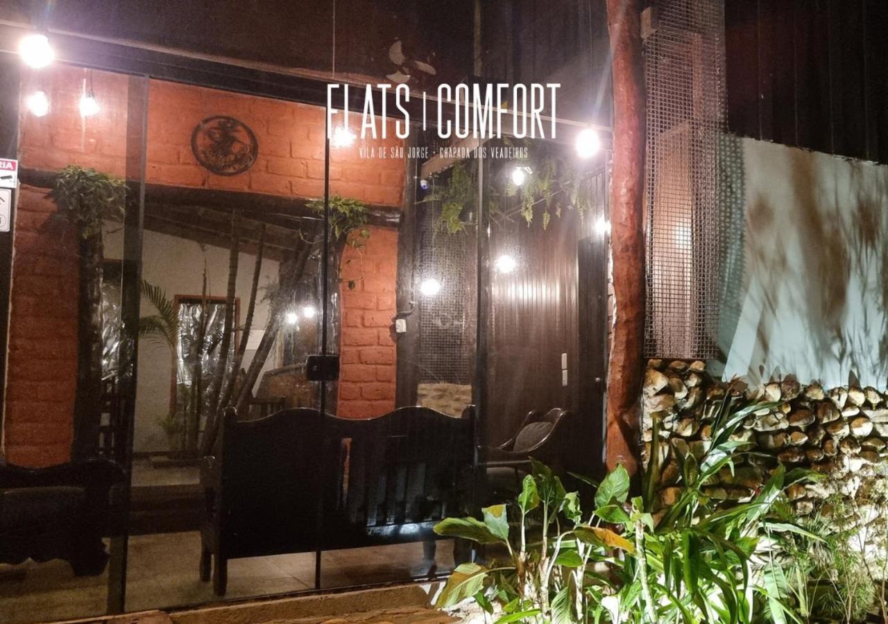 Hotel Novidade Flats Comfort Na Vila De Sao Jorge - Chapada Dos Veadeiros Exteriér fotografie