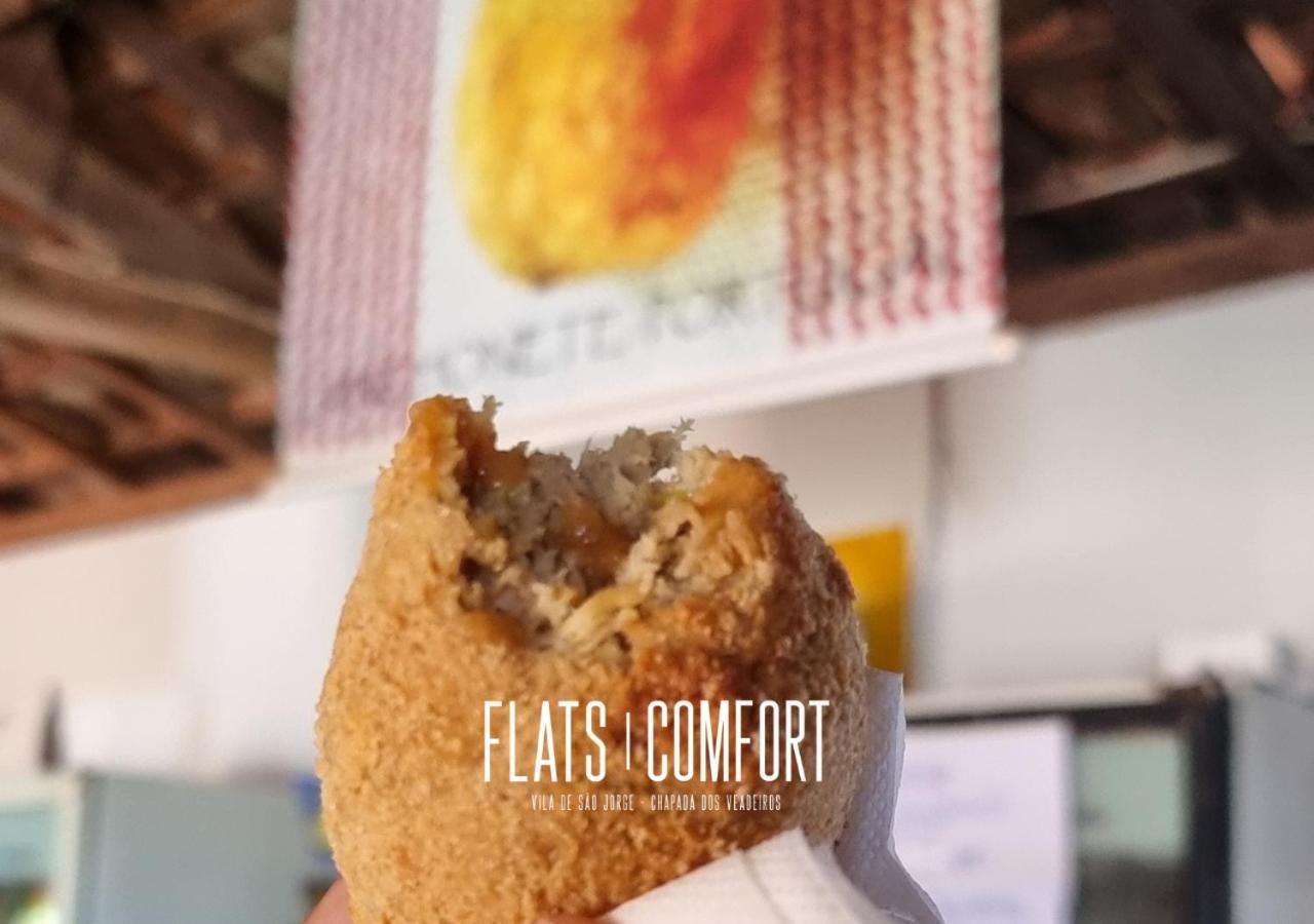 Hotel Novidade Flats Comfort Na Vila De Sao Jorge - Chapada Dos Veadeiros Exteriér fotografie